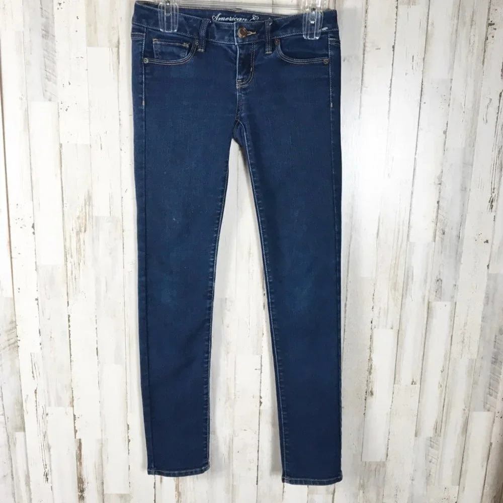 American Eagle AE Skinny Jeans Blue Denim Pants 4 v6x